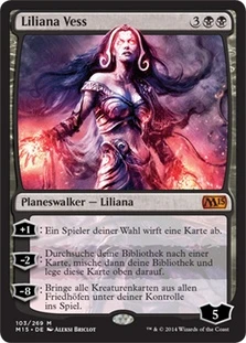 Liliana Vess
Magic 2015 Core Set - German
Single
Magic The Gathering