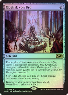 Obelisk of Urd
Magic 2015 Core Set (Foil) - German
Single
Magic The Gathering