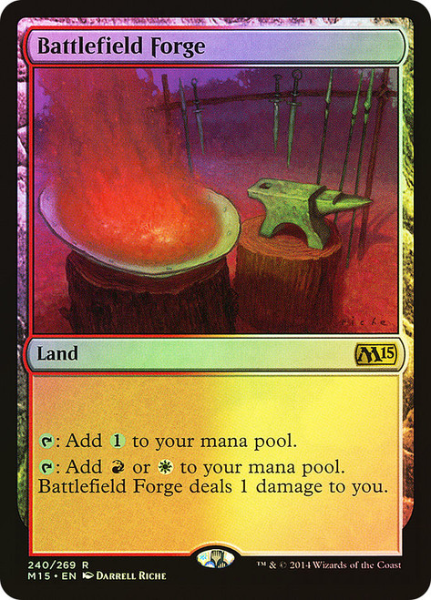 Battlefield Forge\nMagic 2015 Core Set\nSingle\nMagic The Gathering
