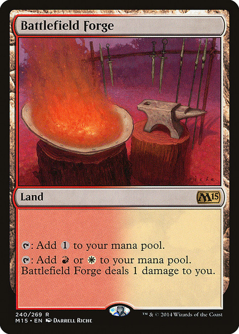 Battlefield Forge\nMagic 2015 Core Set\nSingle\nMagic The Gathering