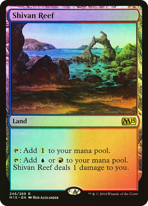 Shivan Reef\nMagic 2015 Core Set\nSingle\nMagic The Gathering