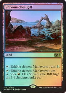 Shivan Reef
Magic 2015 Core Set (Foil) - German
Single
Magic The Gathering