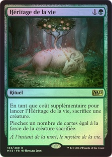 Life's Legacy
Magic 2015 Core Set (Foil) - French
Single
Magic The Gathering