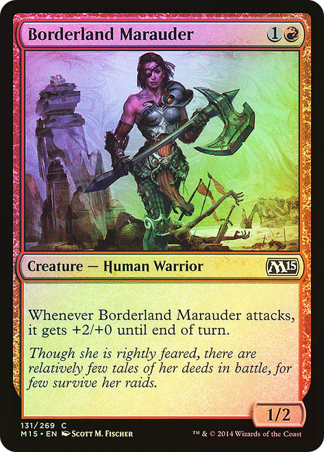 Borderland Marauder\nMagic 2015 Core Set\nSingle\nMagic The Gathering