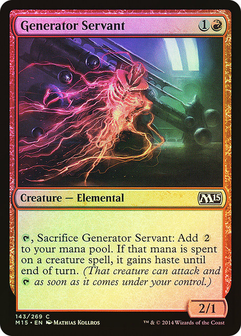 Generator Servant\nMagic 2015 Core Set\nSingle\nMagic The Gathering