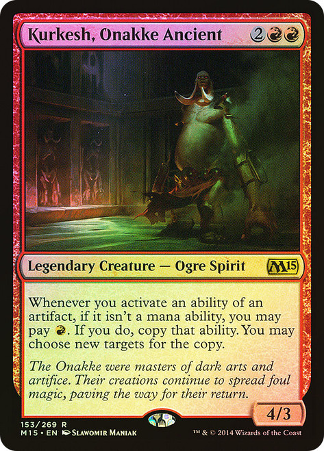 Kurkesh, Onakke Ancient\nMagic 2015 Core Set\nSingle\nMagic The Gathering