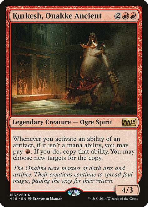Kurkesh, Onakke Ancient\nMagic 2015 Core Set\nSingle\nMagic The Gathering