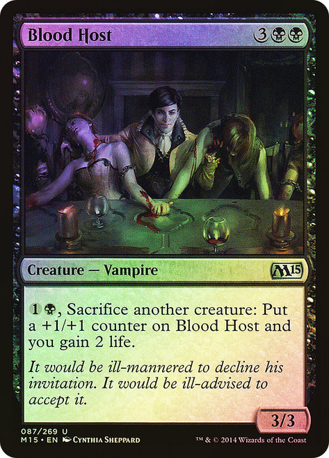 Blood Host\nMagic 2015 Core Set\nSingle\nMagic The Gathering