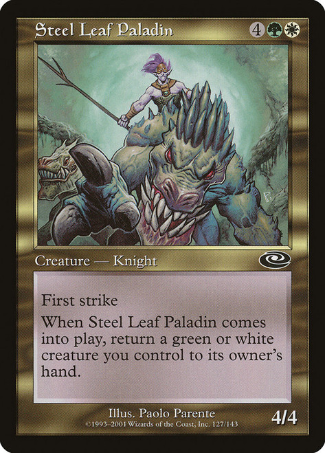 Steel Leaf Paladin\nPlaneshift\nSingle\nMagic The Gathering
