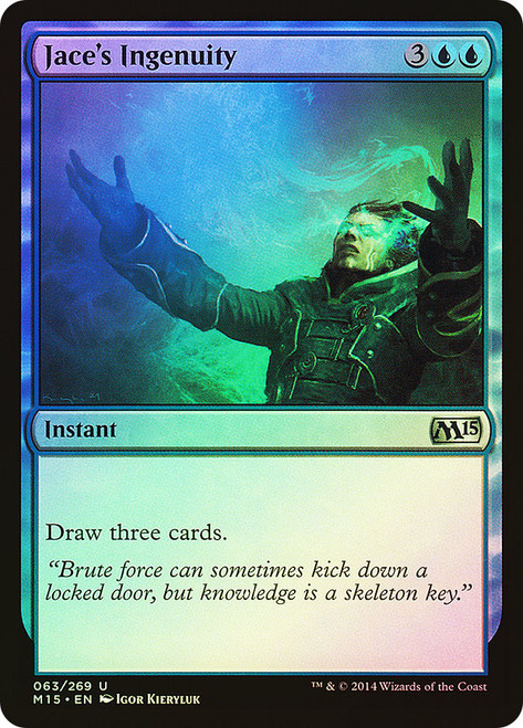 Jace's Ingenuity\nMagic 2015 Core Set\nSingle\nMagic The Gathering