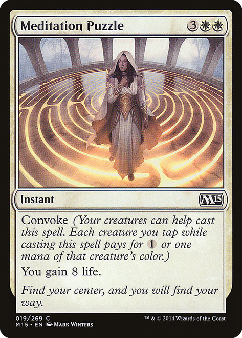 Meditation Puzzle\nMagic 2015 Core Set\nSingle\nMagic The Gathering