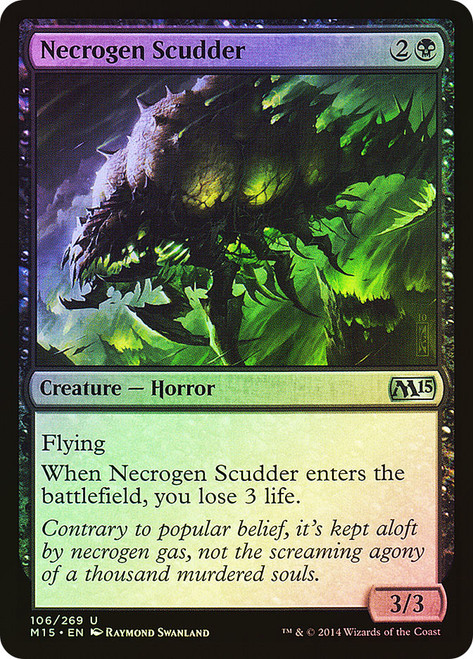 Necrogen Scudder\nMagic 2015 Core Set\nSingle\nMagic The Gathering