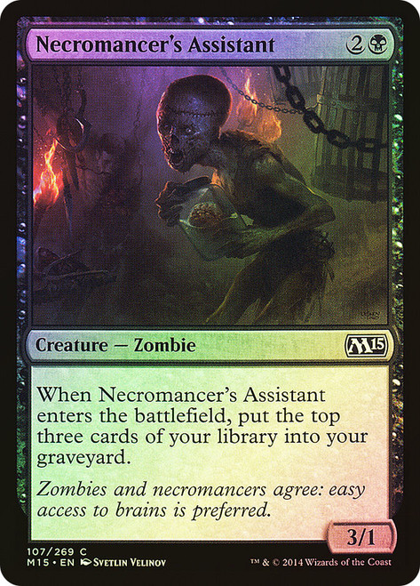 Necromancer's Assistant\nMagic 2015 Core Set\nSingle\nMagic The Gathering