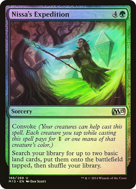 Nissa's Expedition\nMagic 2015 Core Set\nSingle\nMagic The Gathering