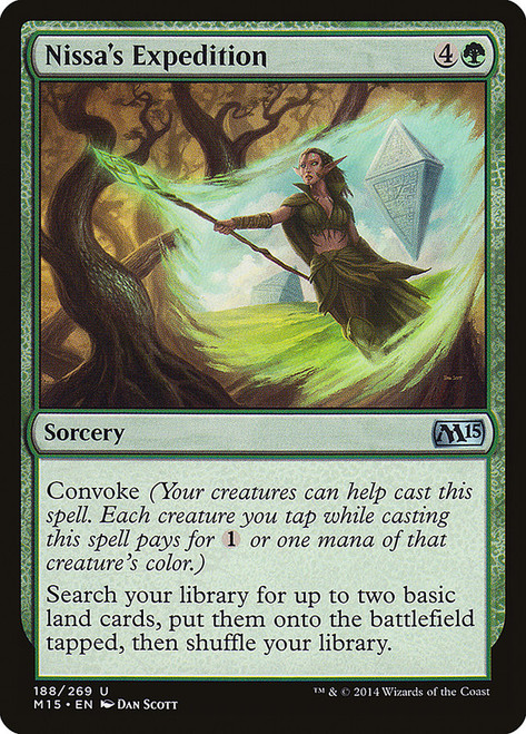 Nissa's Expedition\nMagic 2015 Core Set\nSingle\nMagic The Gathering