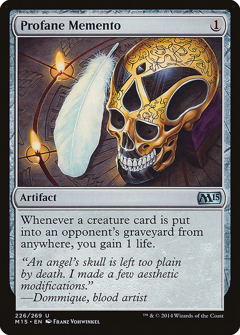 Profane Memento\nMagic 2015 Core Set\nSingle\nMagic The Gathering