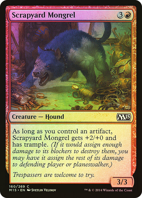 Scrapyard Mongrel\nMagic 2015 Core Set\nSingle\nMagic The Gathering