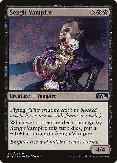 Sengir Vampire\nMagic 2015 Core Set\nSingle\nMagic The Gathering