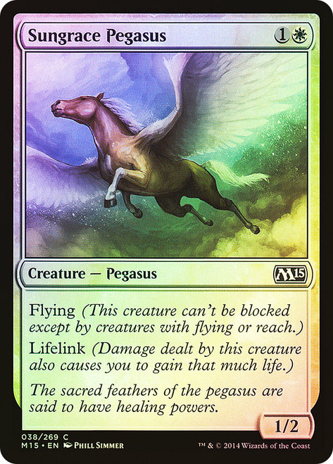 Sungrace Pegasus\nMagic 2015 Core Set\nSingle\nMagic The Gathering
