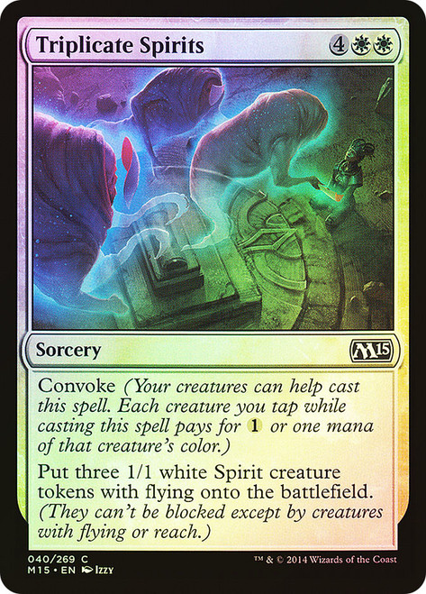 Triplicate Spirits\nMagic 2015 Core Set\nSingle\nMagic The Gathering