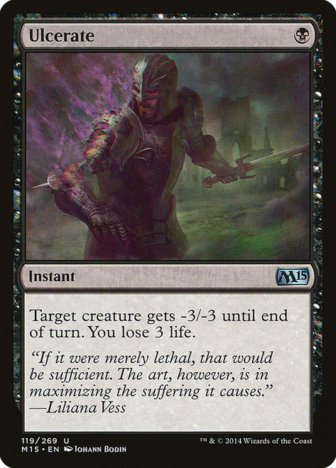 Ulcerate\nMagic 2015 Core Set\nSingle\nMagic The Gathering