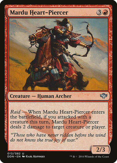 Mardu Heart-Piercer\nDuel Decks: Speed vs. Cunning\nSingle\nMagic The Gathering