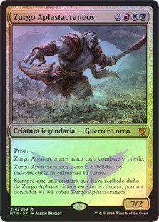 Zurgo Helmsmasher
Khans of Tarkir (Foil) - Spanish
Single
Magic The Gathering