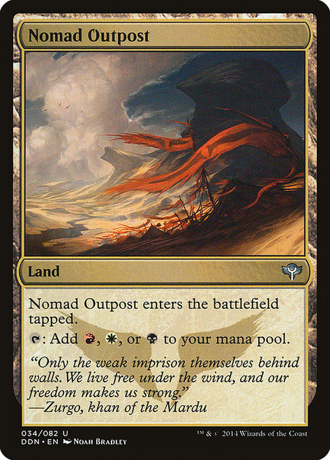 Nomad Outpost\nDuel Decks: Speed vs. Cunning\nSingle\nMagic The Gathering