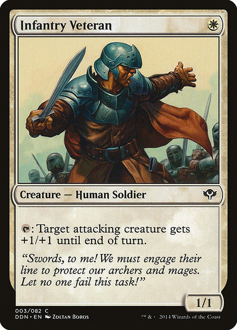 Infantry Veteran\nDuel Decks: Speed vs. Cunning\nSingle\nMagic The Gathering