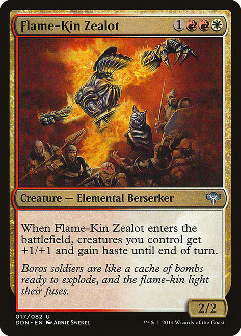 Flame-Kin Zealot\nDuel Decks: Speed vs. Cunning\nSingle\nMagic The Gathering