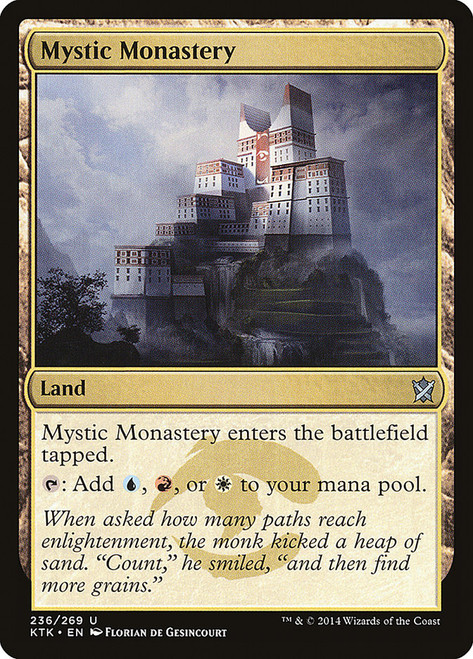 Mystic Monastery\nKhans of Tarkir\nSingle\nMagic The Gathering