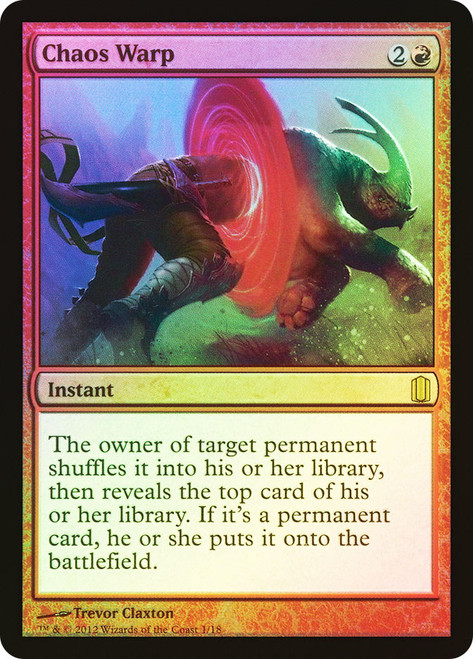 Chaos Warp\nCommander's Arsenal\nSingle\nMagic The Gathering