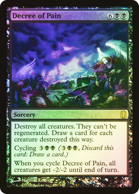 Decree of Pain\nCommander's Arsenal\nSingle\nMagic The Gathering