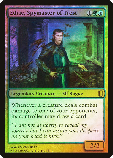 Edric, Spymaster of Trest\nCommander's Arsenal\nSingle\nMagic The Gathering