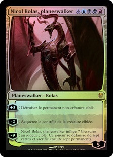 Nicol Bolas, Planeswalker
Duel Decks: Ajani vs. Nicol Bolas - French
Single
Magic The Gathering