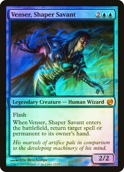 Venser, Shaper Savant\nFrom the Vault: Twenty\nSingle\nMagic The Gathering