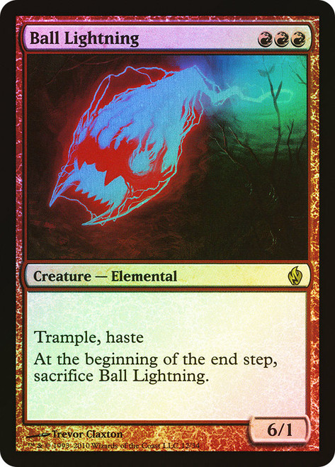 Ball Lightning\nPremium Deck Series: Fire & Lightning\nSingle\nMagic The Gathering