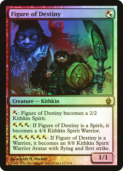 Figure of Destiny\nPremium Deck Series: Fire & Lightning\nSingle\nMagic The Gathering