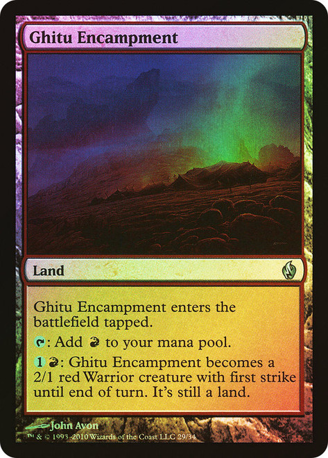 Ghitu Encampment\nPremium Deck Series: Fire & Lightning\nSingle\nMagic The Gathering