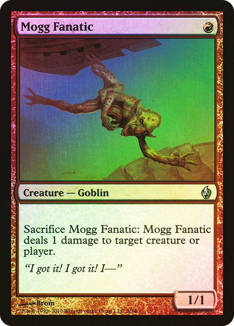 Mogg Fanatic\nPremium Deck Series: Fire & Lightning\nSingle\nMagic The Gathering