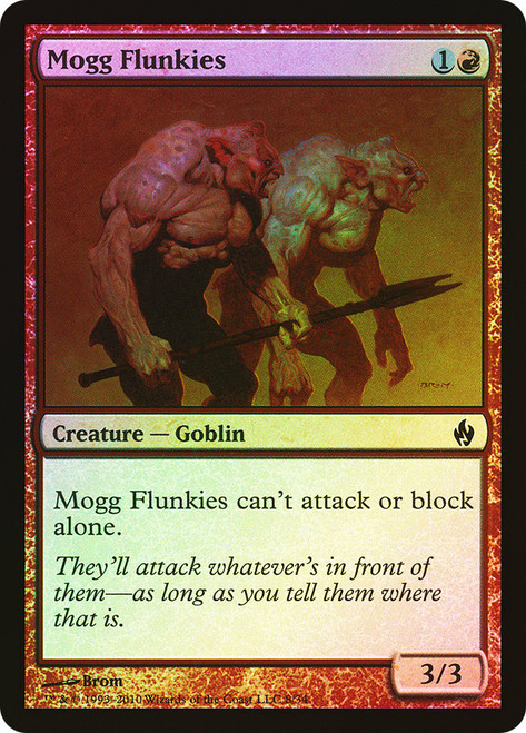 Mogg Flunkies\nPremium Deck Series: Fire & Lightning\nSingle\nMagic The Gathering