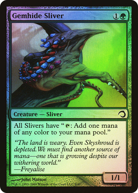 Gemhide Sliver\nPremium Deck Series: Slivers\nSingle\nMagic The Gathering
