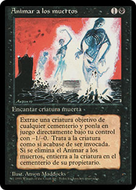 Animate Dead (BB) | 4th Edition - Black Border - Korean | Star 