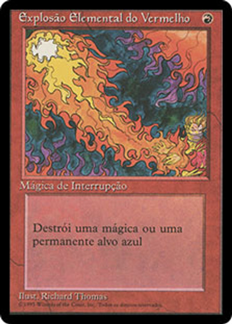 Red Elemental Blast (BB) | 4th Edition - Black Border - Japanese 