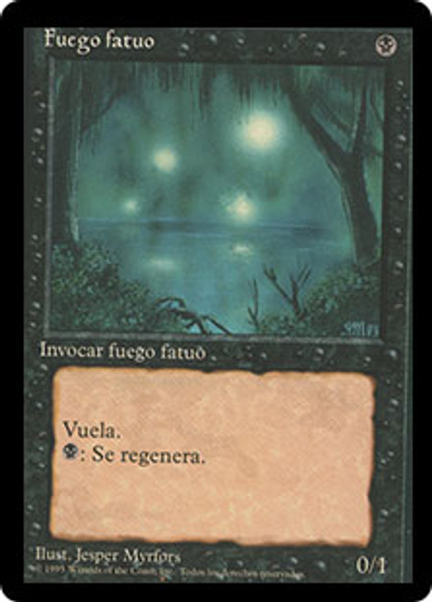 Will-o'-the-Wisp (BB) | 4th Edition - Black Border - Japanese 