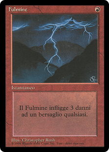 MTG 稲妻 ドイツ語版 3EDBB版 4枚 MTG 稲妻 ドイツ語版 3EDBB版 4枚