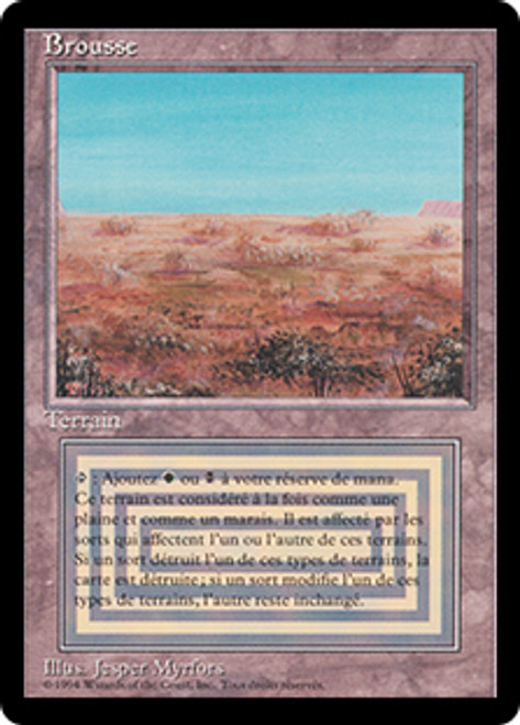 Scrubland (BB) | 3rd Edition - Black Border - Italian | Star City