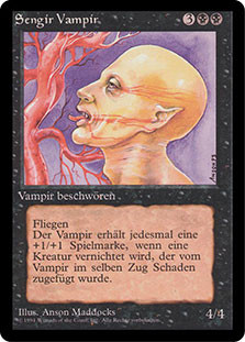 Sengir Vampire (BB)
3rd Edition BB - German
Single
Magic The Gathering