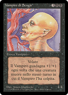 Sengir Vampire (BB)
3rd Edition BB - Italian
Single
Magic The Gathering