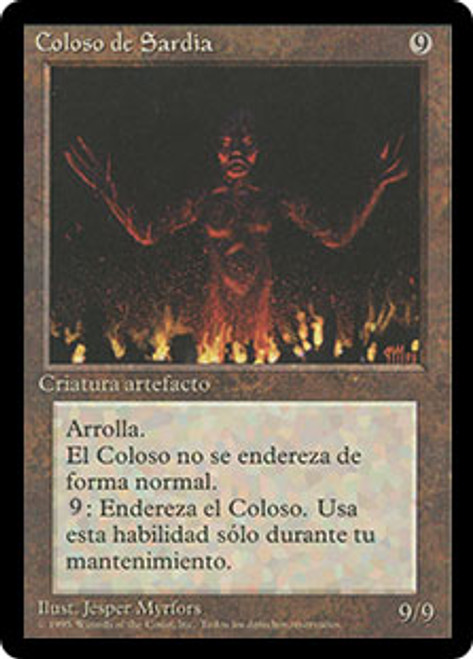 Colossus of Sardia (BB) | 4th Edition - Black Border - Spanish | Star 